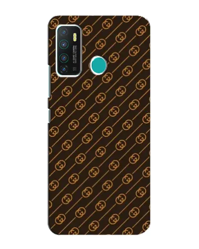 Чехол для Infinix Hot 9 / Hot 9 Pro с картинкой «Gucci — золотые диагонали» Чехол для Infinix Hot 9 / Hot 9 Pro с картинкой «Gucci — золотые диагонали»