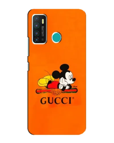 Чехол для Infinix Hot 9 / Hot 9 Pro с картинкой «Микки Маус Gucci — оранж» Чехол для Infinix Hot 9 / Hot 9 Pro с картинкой «Микки Маус Gucci — оранж»