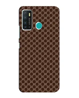 Чехол для Infinix Hot 9 / Hot 9 Pro с картинкой «Gucci — шоколадная сетка»