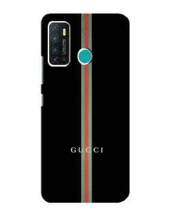 Чехол для Infinix Hot 9 / Hot 9 Pro с картинкой «Gucci — строгая линия»