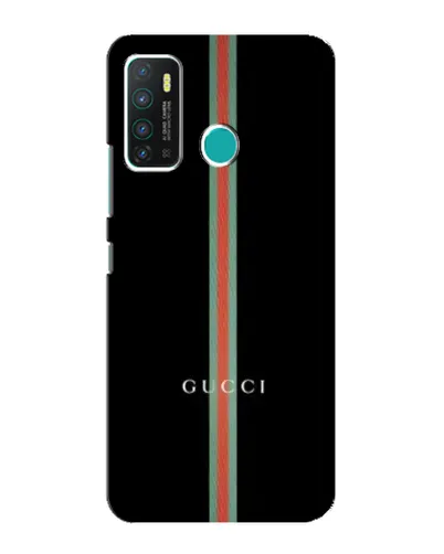 Чехол для Infinix Hot 9 / Hot 9 Pro с картинкой «Gucci — строгая линия» Чехол для Infinix Hot 9 / Hot 9 Pro с картинкой «Gucci — строгая линия»