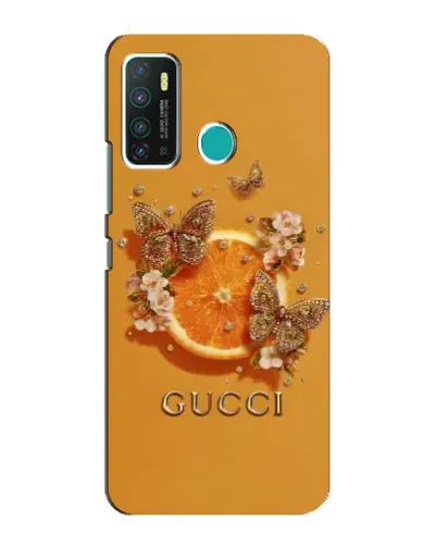 Чехол для Infinix Hot 9 / Hot 9 Pro с картинкой «Gucci — золотые бабочки» Чехол для Infinix Hot 9 / Hot 9 Pro с картинкой «Gucci — золотые бабочки»
