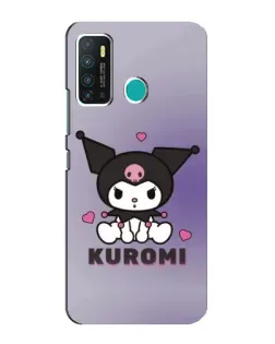 Чехол для Infinix Hot 9 / Hot 9 Pro с картинкой «Kuromi — фиолетовый арт»
