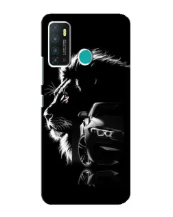 Чехол для Infinix Hot 9 / Hot 9 Pro с картинкой «BMW и лев» Чехол для Infinix Hot 9 / Hot 9 Pro с картинкой «BMW и лев»