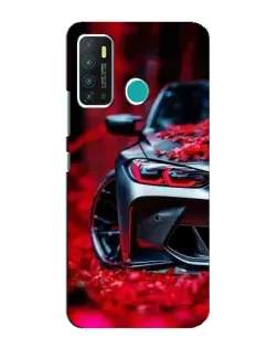 Чехол для Infinix Hot 9 / Hot 9 Pro с картинкой «Спортивная BMW и цветы» Чехол для Infinix Hot 9 / Hot 9 Pro с картинкой «Спортивная BMW и цветы»