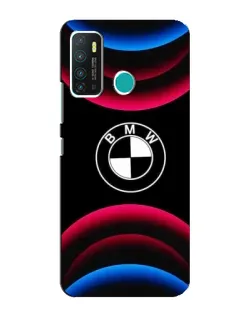 Чехол для Infinix Hot 9 / Hot 9 Pro с картинкой «Логотип BMW и неоновые дуги» Чехол для Infinix Hot 9 / Hot 9 Pro с картинкой «Логотип BMW и неоновые дуги»
