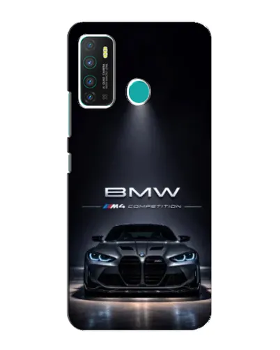 Чехол для Infinix Hot 9 / Hot 9 Pro с картинкой «BMW сквозь ночной город» Чехол для Infinix Hot 9 / Hot 9 Pro с картинкой «BMW сквозь ночной город»