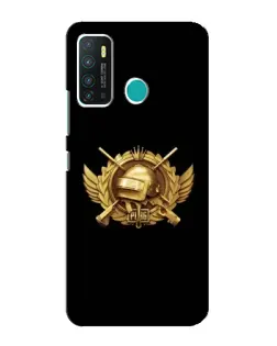 Чехол для Infinix Hot 9 / Hot 9 Pro с картинкой «PUBG — оранжевый градиент»