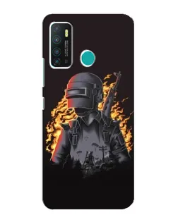 Чехол для Infinix Hot 9 / Hot 9 Pro с картинкой «PUBG — огненный силуэт» Чехол для Infinix Hot 9 / Hot 9 Pro с картинкой «PUBG — огненный силуэт»
