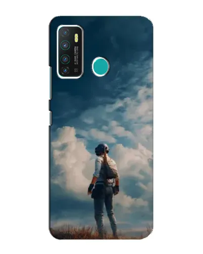 Чехол для Infinix Hot 9 / Hot 9 Pro с картинкой «Герой PUBG на скале» Чехол для Infinix Hot 9 / Hot 9 Pro с картинкой «Герой PUBG на скале»