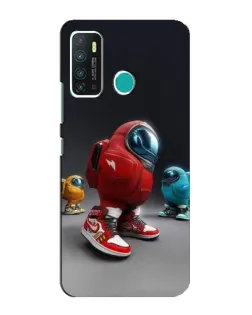Чехол для Infinix Hot 9 / Hot 9 Pro с картинкой «Among Us — 3D стиль»