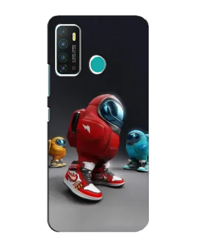 Чехол для Infinix Hot 9 / Hot 9 Pro с картинкой «Among Us — 3D стиль»