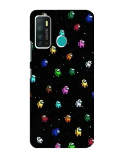 Чехол для Infinix Hot 9 / Hot 9 Pro с картинкой «Экипаж Among Us»