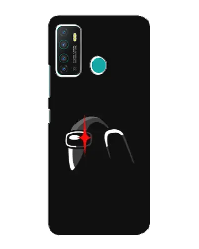 Чехол для Infinix Hot 9 / Hot 9 Pro с картинкой «Among Us шлем»