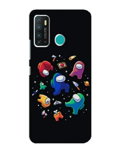 Чехол для Infinix Hot 9 / Hot 9 Pro с картинкой «Among Us космос»
