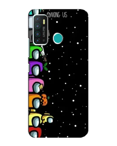 Чехол для Infinix Hot 9 / Hot 9 Pro с картинкой «Команда Among Us»