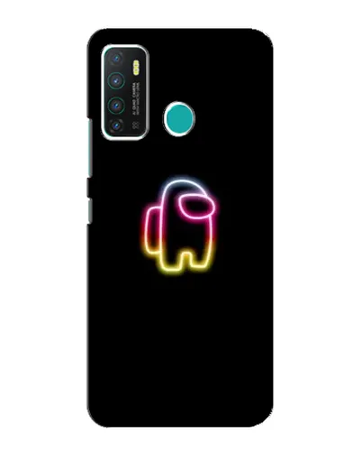 Чехол для Infinix Hot 9 / Hot 9 Pro с картинкой «Among Us градиент»