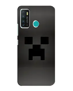 Чехол для Infinix Hot 9 / Hot 9 Pro с картинкой «Черный крипер градиент»