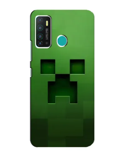 Чехол для Infinix Hot 9 / Hot 9 Pro с картинкой «Крипер микро-дизайн»