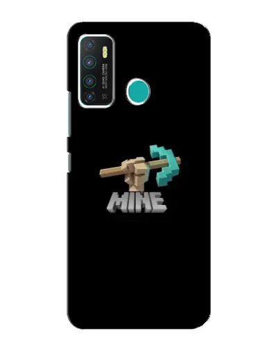 Чехол для Infinix Hot 9 / Hot 9 Pro с картинкой «Алмазная кирка»