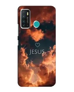 Чехол для Infinix Hot 9 / Hot 9 Pro с картинкой «Сияние Имени Jesus»