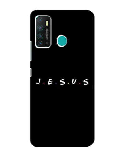 Чехол для Infinix Hot 9 / Hot 9 Pro с картинкой «Точки веры J.E.S.U.S.»