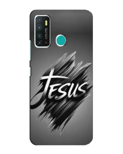 Чехол для Infinix Hot 9 / Hot 9 Pro с картинкой «Надпись Jesus Graffiti»