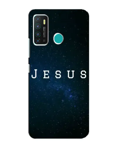 Чехол для Infinix Hot 9 / Hot 9 Pro с картинкой «Звездное небо Jesus»