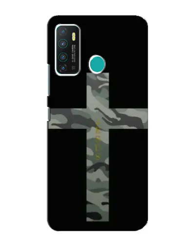 Чехол для Infinix Hot 9 / Hot 9 Pro с картинкой «Милитари Крест»