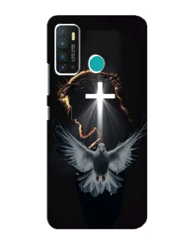 Чехол для Infinix Hot 9 / Hot 9 Pro с картинкой «Голубь и Свет»