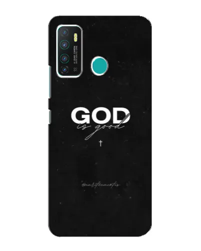 Чехол для Infinix Hot 9 / Hot 9 Pro с картинкой «GOD — Бог над всем»