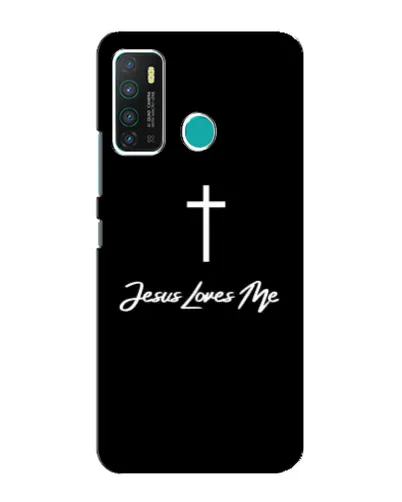 Чехол для Infinix Hot 9 / Hot 9 Pro с картинкой «Иисус любит тебя»