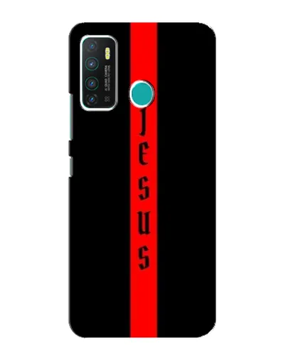 Чехол для Infinix Hot 9 / Hot 9 Pro с картинкой «Красная линия веры»