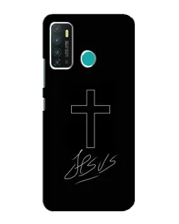 Чехол для Infinix Hot 9 / Hot 9 Pro с картинкой «Графический крест Jesus» Чехол для Infinix Hot 9 / Hot 9 Pro с картинкой «Графический крест Jesus»