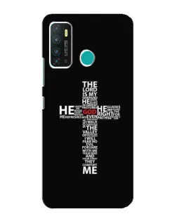 Чехол для Infinix Hot 9 / Hot 9 Pro с картинкой «Текстовый крест» Чехол для Infinix Hot 9 / Hot 9 Pro с картинкой «Текстовый крест»