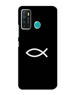 Чехол для Infinix Hot 9 / Hot 9 Pro с картинкой «Символ рыбы Jesus» Чехол для Infinix Hot 9 / Hot 9 Pro с картинкой «Символ рыбы Jesus»