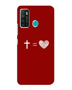 Чехол для Infinix Hot 9 / Hot 9 Pro с картинкой «Уравнение любви» Чехол для Infinix Hot 9 / Hot 9 Pro с картинкой «Уравнение любви»