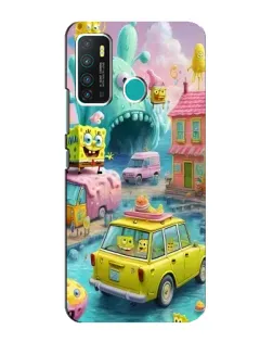 Чехол для Infinix Hot 9 / Hot 9 Pro с картинкой «Монстр-трак приключения»