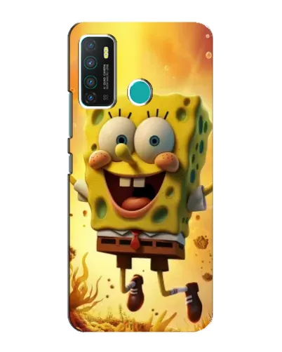 Чехол для Infinix Hot 9 / Hot 9 Pro с картинкой «Губка Боб прыгает» Чехол для Infinix Hot 9 / Hot 9 Pro с картинкой «Губка Боб прыгает»