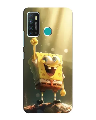 Чехол для Infinix Hot 9 / Hot 9 Pro с картинкой «Сияющий Спанч Боб» Чехол для Infinix Hot 9 / Hot 9 Pro с картинкой «Сияющий Спанч Боб»