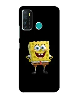 Чехол для Infinix Hot 9 / Hot 9 Pro с картинкой «Классический Губка Боб»