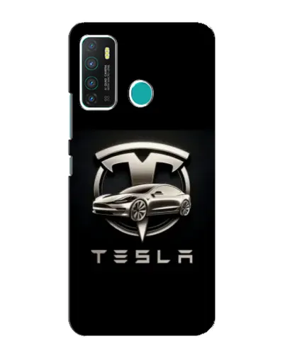 Чехол для Infinix Hot 9 / Hot 9 Pro с картинкой «Tesla — серебристое авто» Чехол для Infinix Hot 9 / Hot 9 Pro с картинкой «Tesla — серебристое авто»