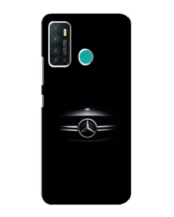 Чехол для Infinix Hot 9 / Hot 9 Pro с картинкой «Mercedes — абстрактные линии»