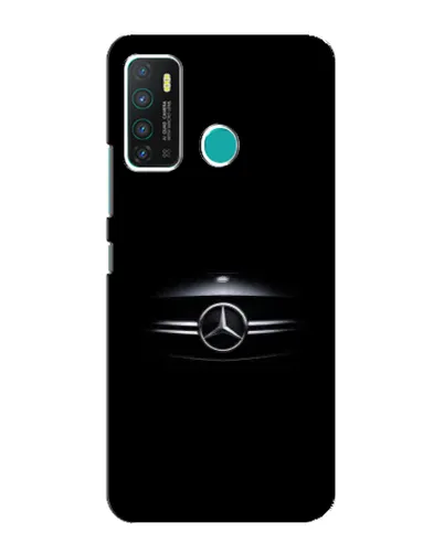 Чехол для Infinix Hot 9 / Hot 9 Pro с картинкой «Mercedes — абстрактные линии»