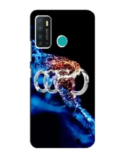 Чехол для Infinix Hot 9 / Hot 9 Pro с картинкой «Энергия лого Audi»