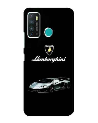 Чехол для Infinix Hot 9 / Hot 9 Pro с картинкой «Логотип Lamborghini классика»