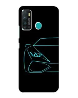 Чехол для Infinix Hot 9 / Hot 9 Pro с картинкой «Голубой силуэт Lamborghini» Чехол для Infinix Hot 9 / Hot 9 Pro с картинкой «Голубой силуэт Lamborghini»