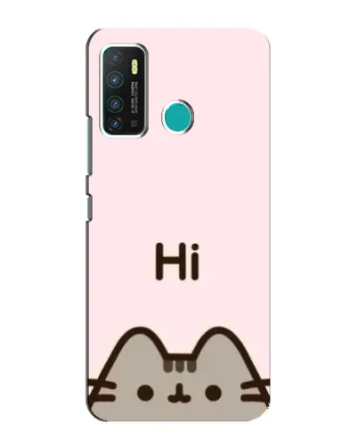 Чехол для Infinix Hot 9 / Hot 9 Pro с картинкой «Пушин говорит Hi» Чехол для Infinix Hot 9 / Hot 9 Pro с картинкой «Пушин говорит Hi»