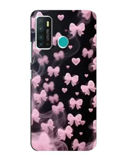 Чехол для Infinix Hot 9 / Hot 9 Pro с картинкой «Неоновое кружево»