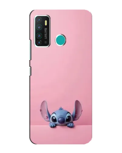 Чехол для Infinix Hot 9 / Hot 9 Pro с картинкой «Stitch выглядывает»